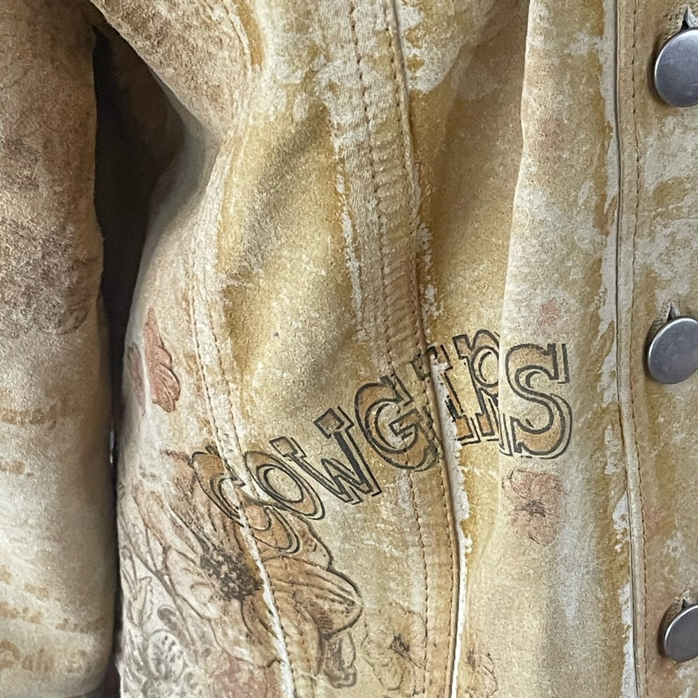 Rare Vintage Double D Ranch Tan Leather Jacket - Picture 7 of 11